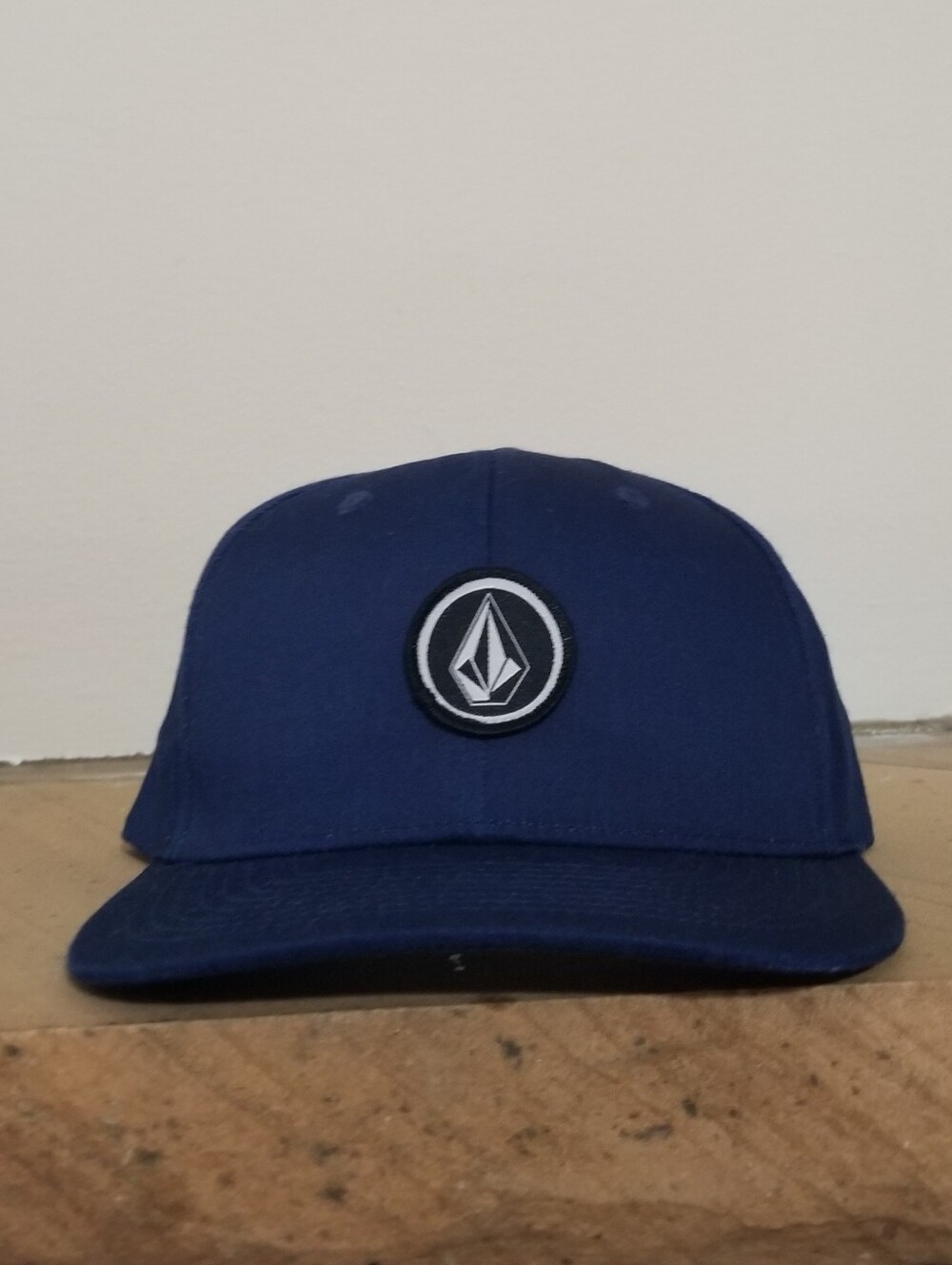 NEW! Volcom Men’s Navy Snapback Cap - Signature Stone Logo OSFM